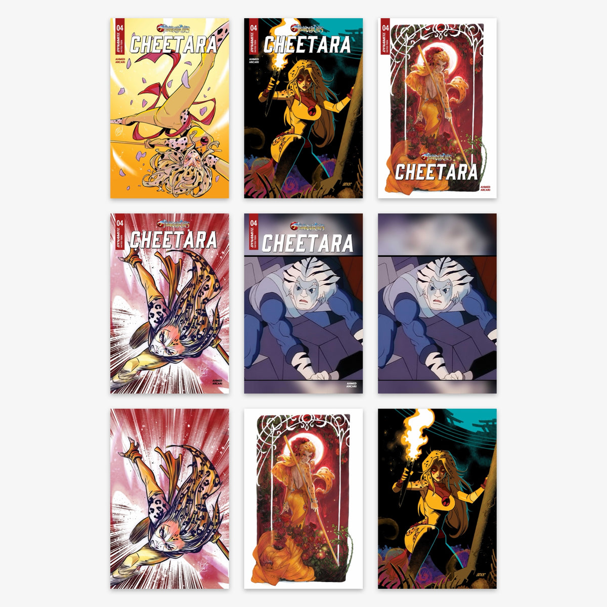 Thundercats Cheetara #4 Bundle – Covers A–I (incl. Ratio Incentives)