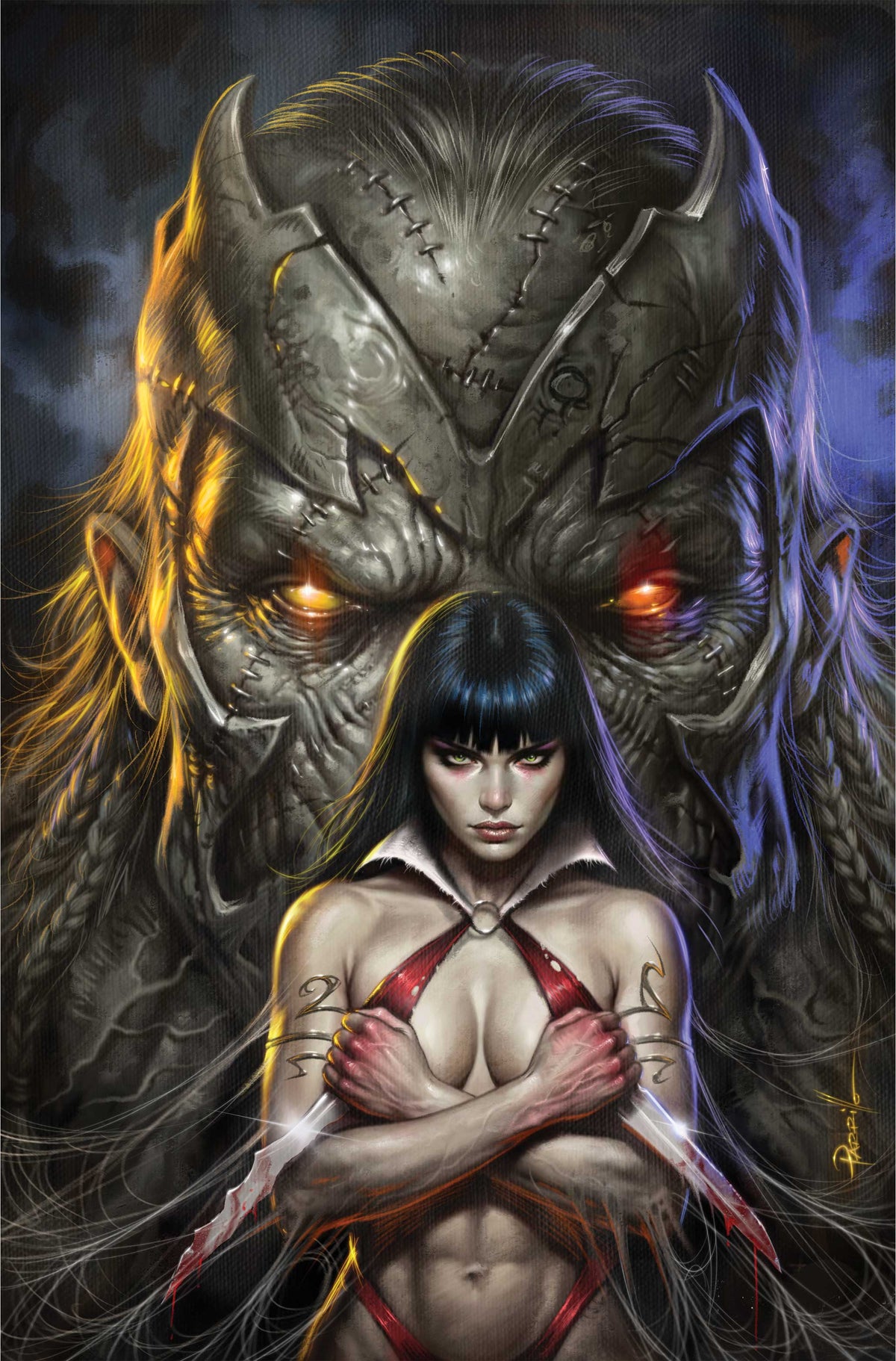 Vampirella (2026) #9 Cover F – Lucio Parrillo Metal Premium Variant