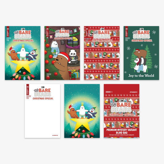 We Bare Bears Christmas Special #1 (ONE SHOT) Bundle – Covers A–G (No Incentive)