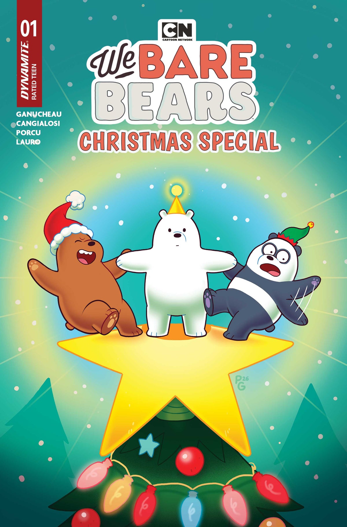 We Bare Bears Christmas Special #1 (ONE SHOT) Cover A – Paulina Ganucheau
