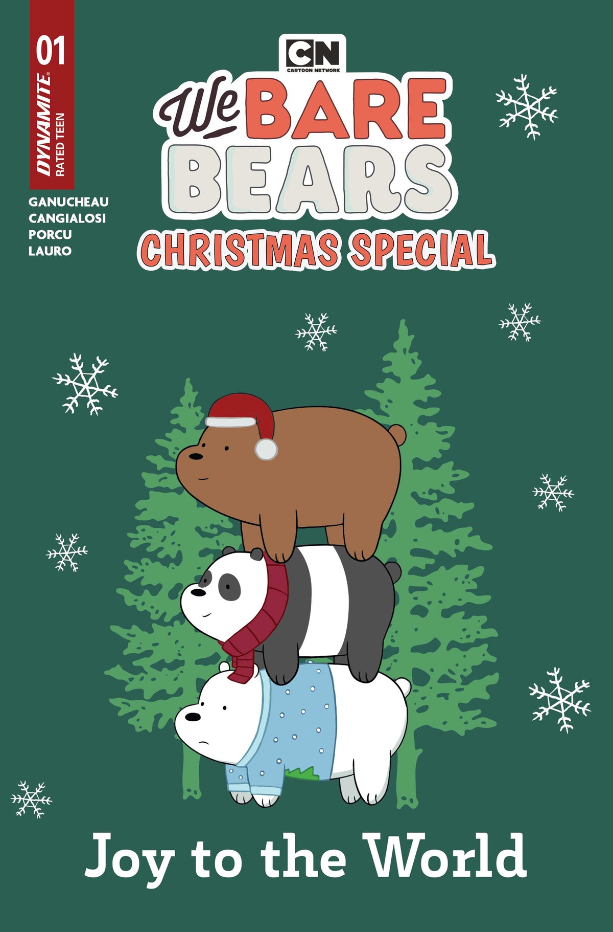 We Bare Bears Christmas Special #1 (ONE SHOT) Cover D – Greeting Card Variant