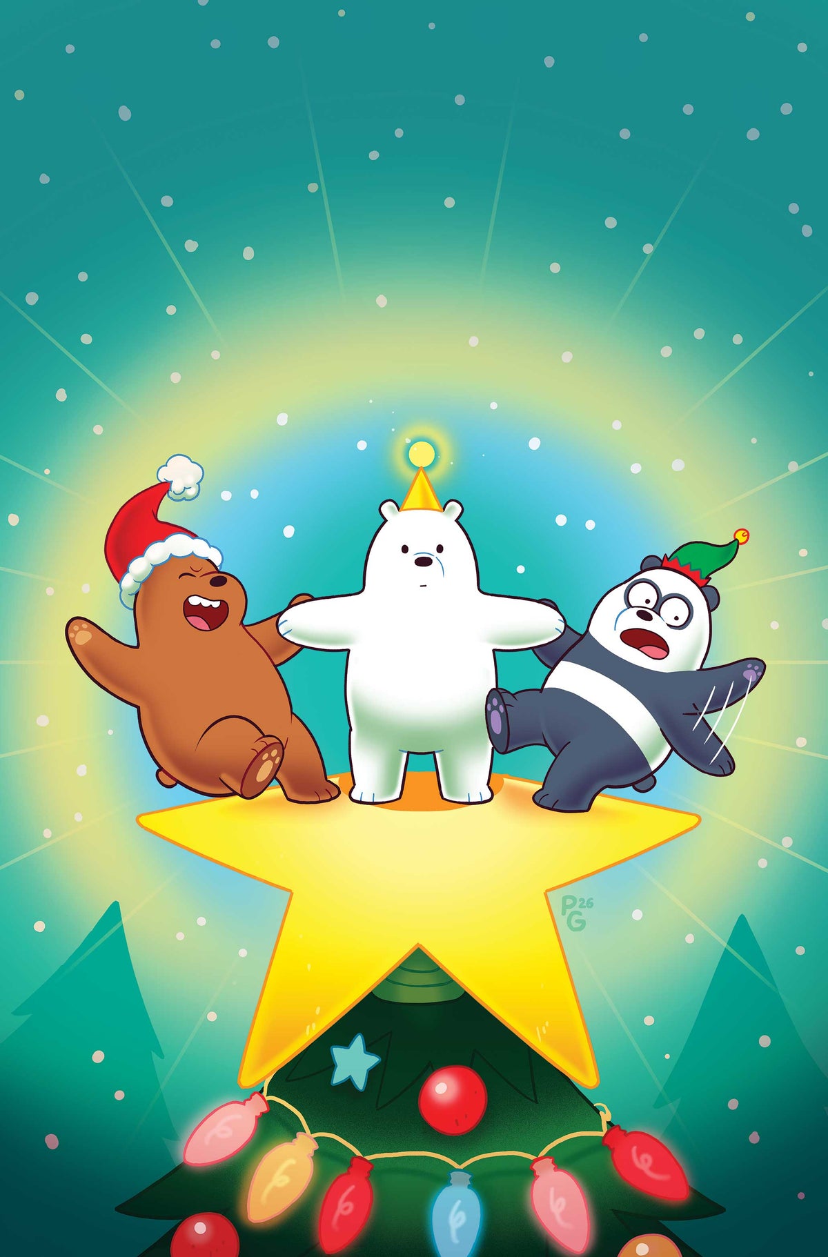 We Bare Bears Christmas Special #1 (ONE SHOT) Cover F – Paulina Ganucheau Ltd Virgin Variant