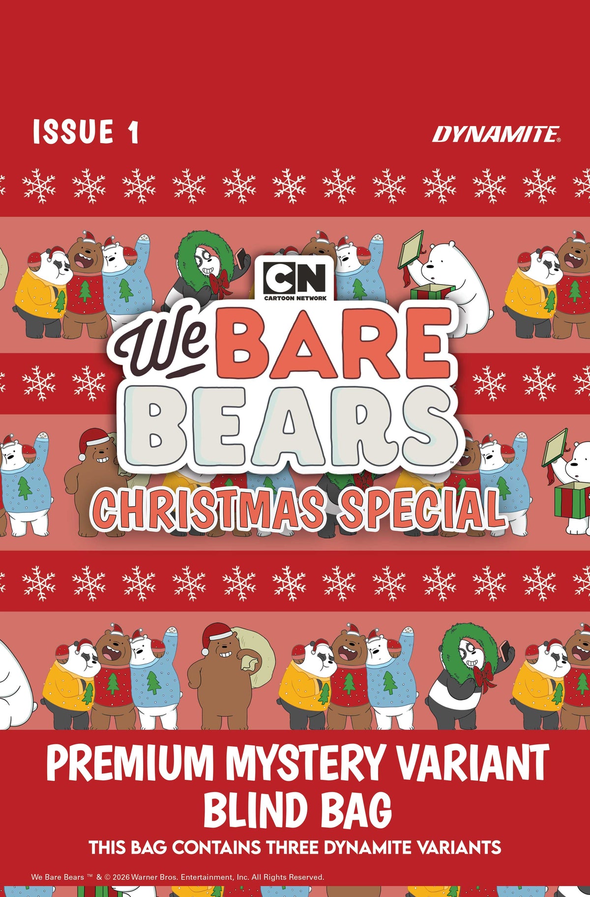 We Bare Bears Christmas Special #1 (ONE SHOT) Cover G – Premium Mystery Blind Bag Variant