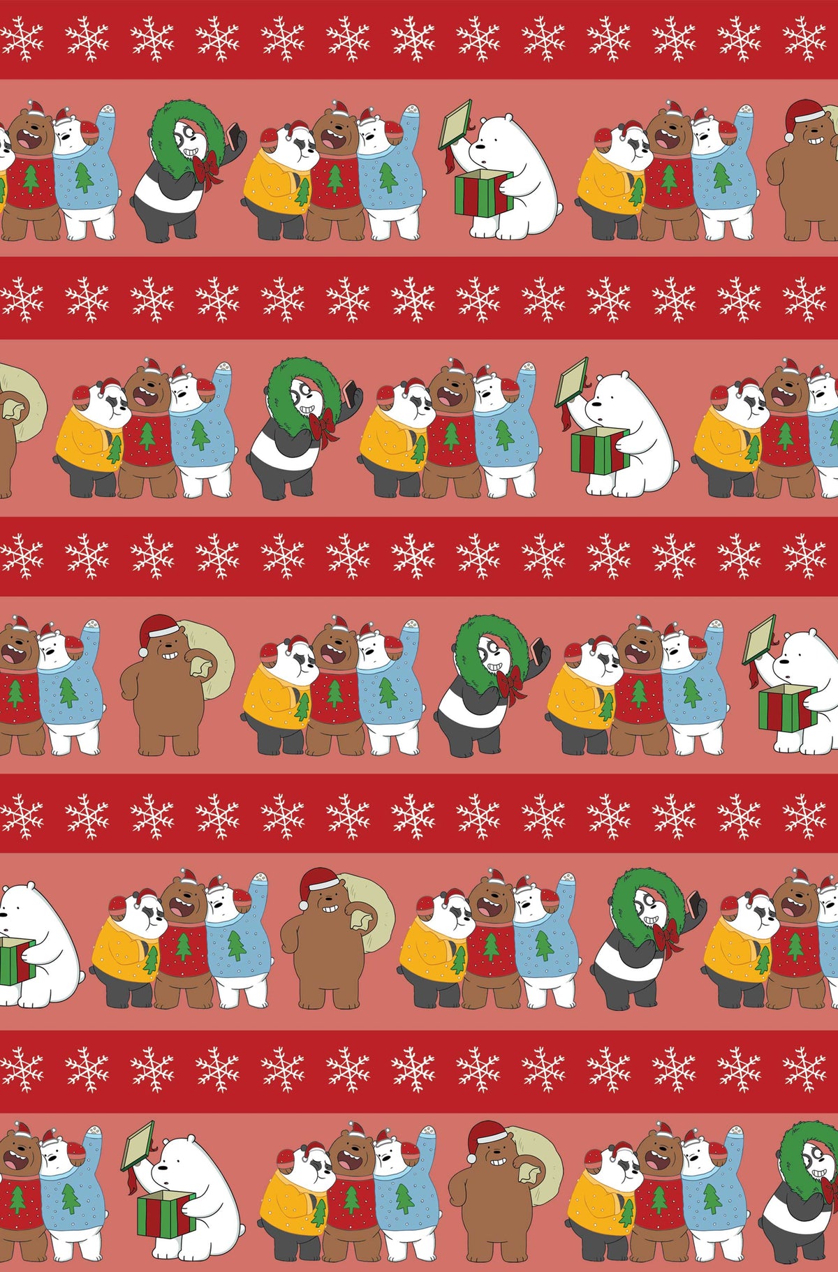 We Bare Bears Christmas Special #1 (ONE SHOT) Cover H – 1:10 Ratio Wrapping Paper Virgin Variant