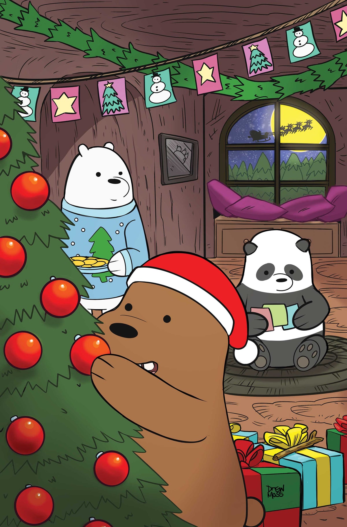 We Bare Bears Christmas Special #1 (ONE SHOT) Cover J – 1:20 Ratio Drew Moss Virgin Variant