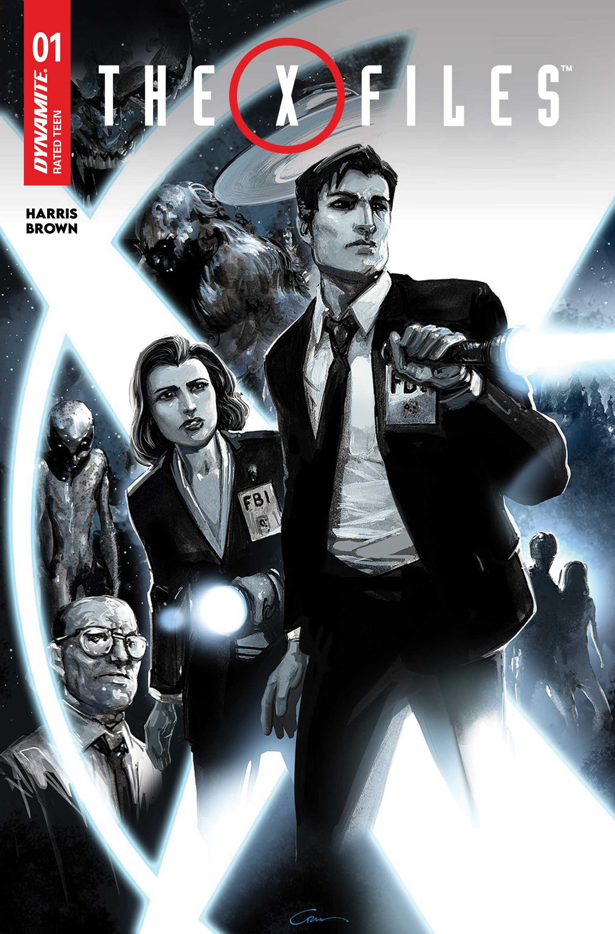 X Files (2026) #1 Cover P – 1:15 Ratio Clayton Crain Foil Variant