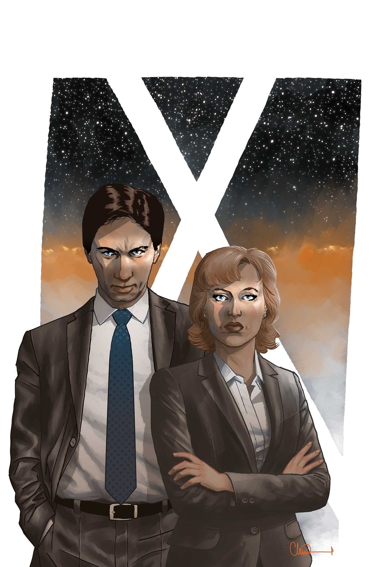 X Files (2026) #1 Cover R – 1:25 Ratio Charlie Adlard Virgin Variant