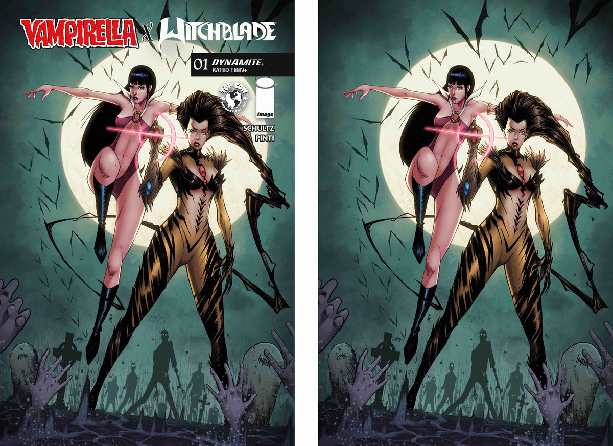Vampirella X Witchblade #1 COVER ZI & ZJ DYNAMITE COM CHRIS !MBER (BUNDLE OF 2) Default Title