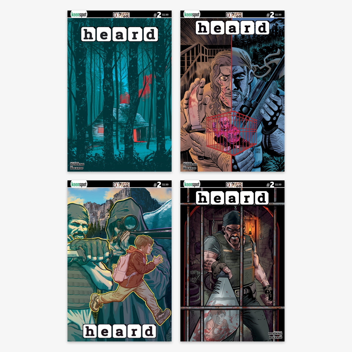 Heard #2 Bundle – Covers A–D