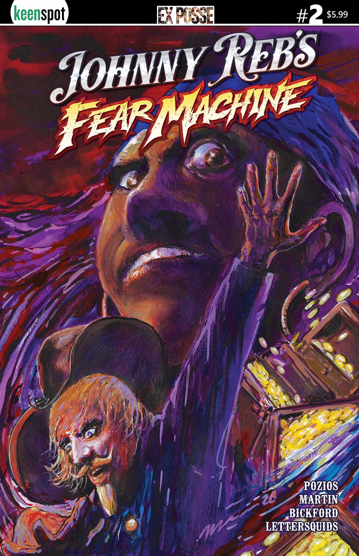 Johnny Rebs Fear Machine #2 Cover B – Manuel Martin Peniche Variant