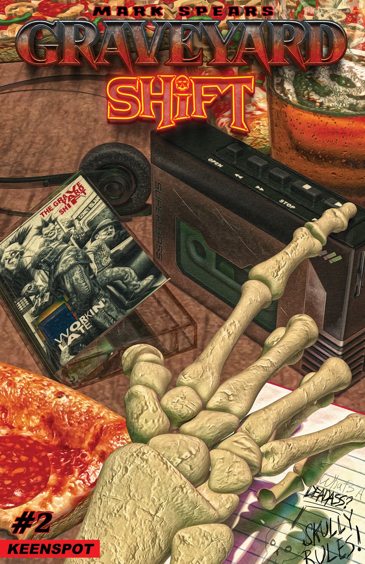 Mark Spears Graveyard Shift #2 Cover E – Mark Spears Hangin Tough Homage Variant