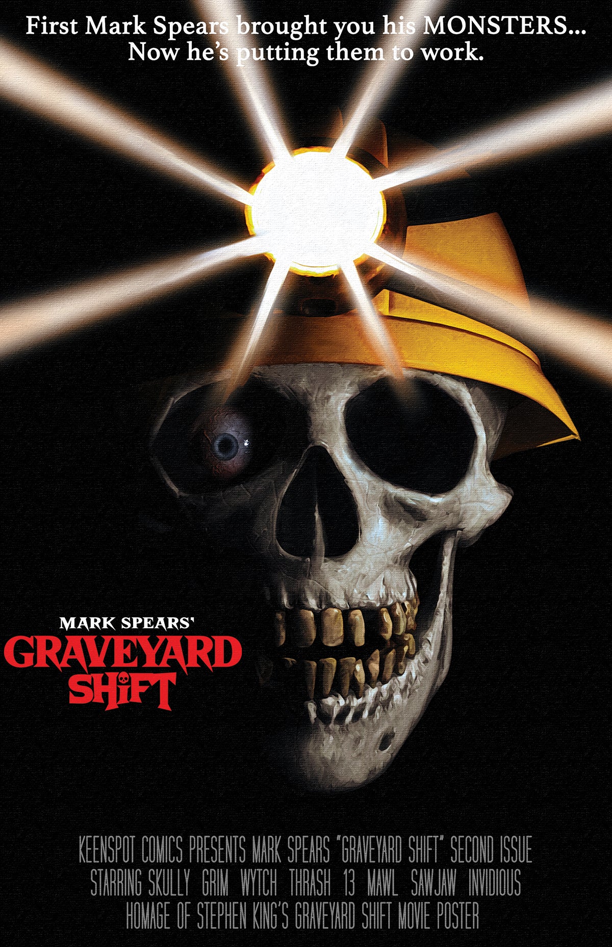 Mark Spears Graveyard Shift #2 Cover F – Mark Spears 1:66 Retailer Incentive