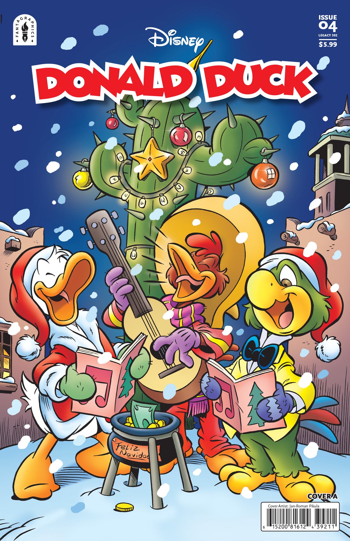 Donald Duck Legacy #392 THE THREE CABALLEROS CHRISTMAS QUEST Cover A – Jan Roman Pikula