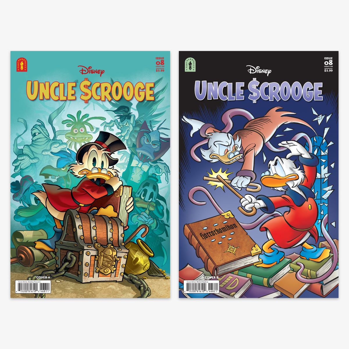 Uncle Scrooge Legacy #468 THE CURSE OF HP HATEQUACK Bundle – Covers A & B (No Incentive)