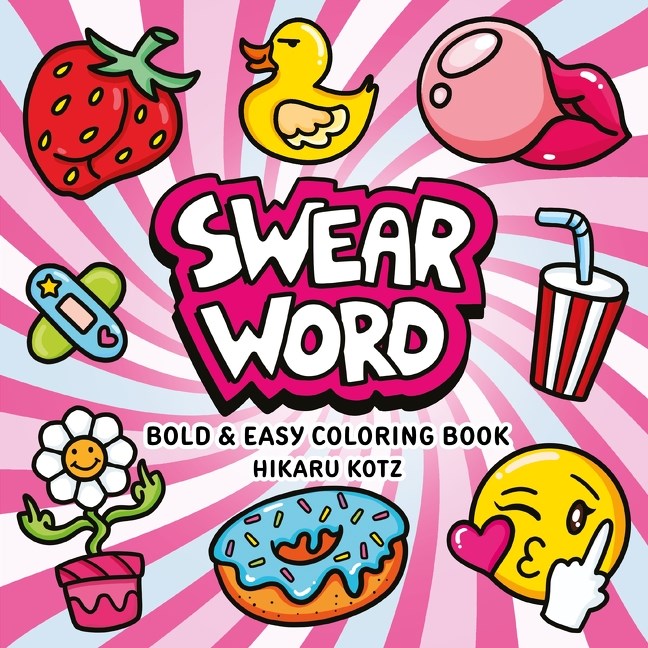 Swear Word Bold and Easy Coloring Book TP Default Title