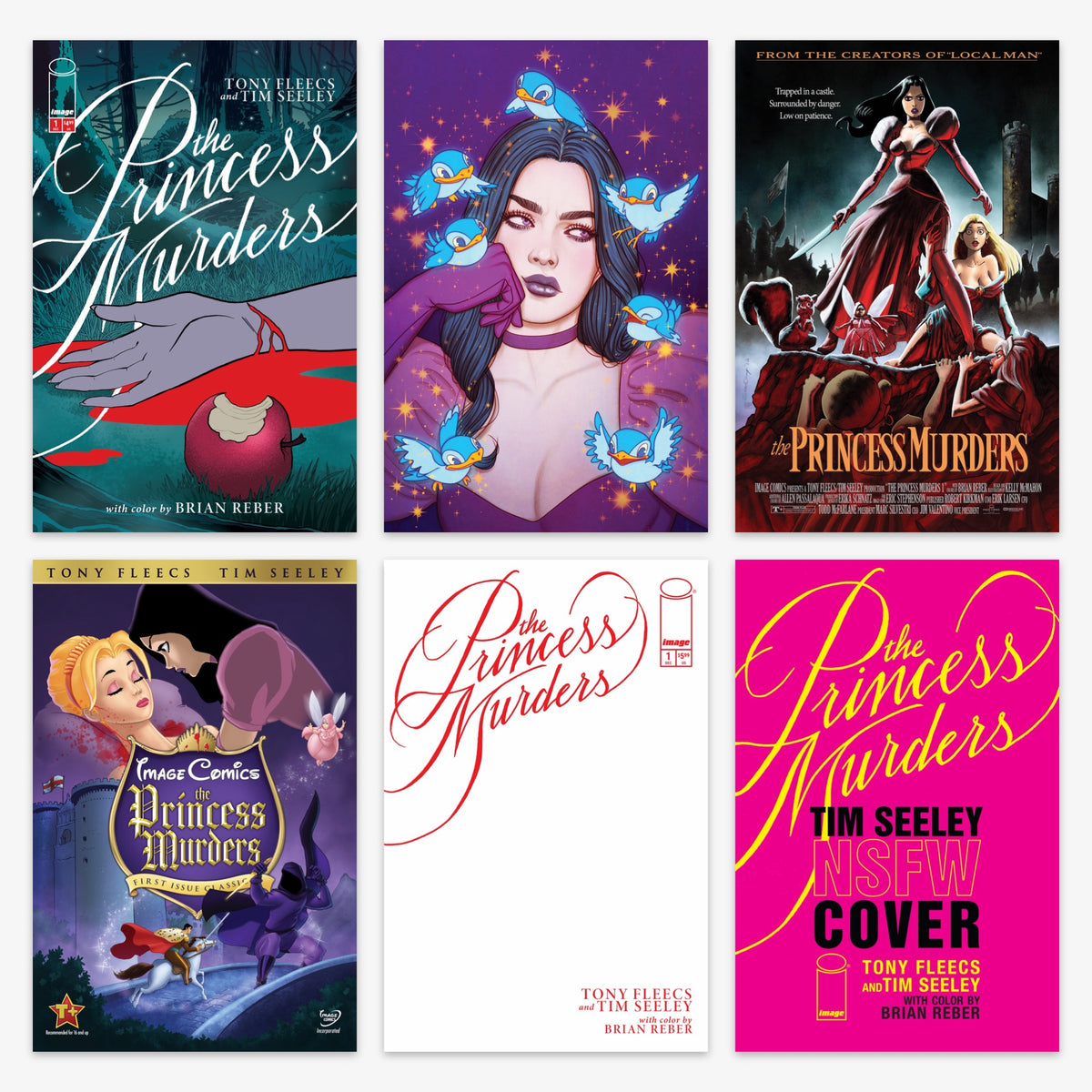 Princess Murders #1 Bundle – Covers A–F (No Incentive)
