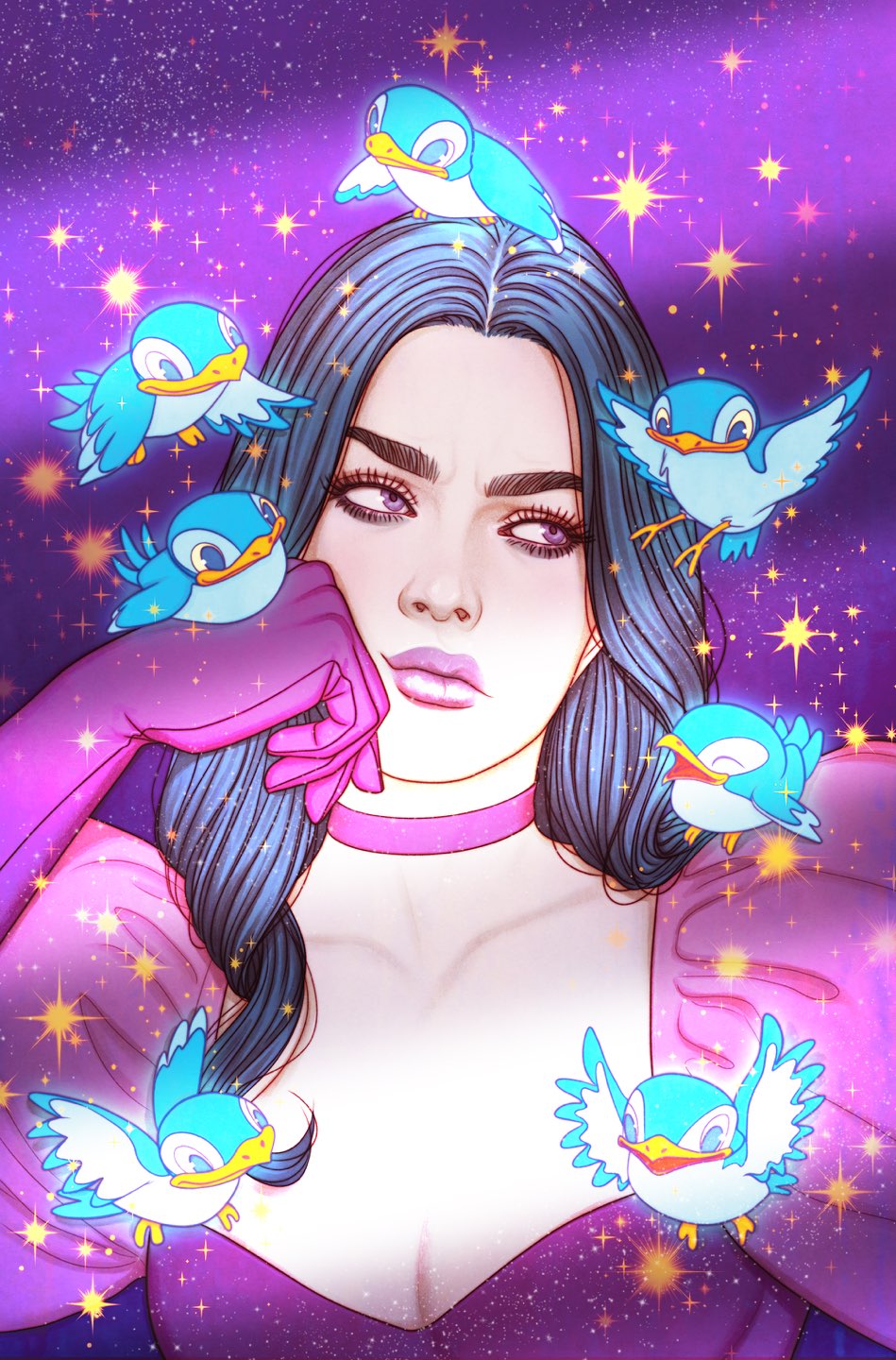 Princess Murders #1 Cover H – 1:100 Ratio Jenny Frison Virgin Foil