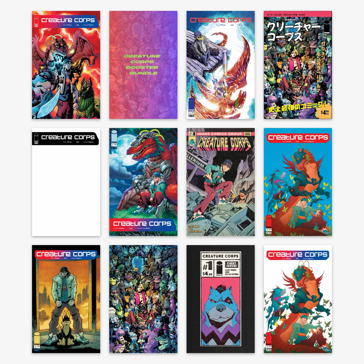 Creature Corps #1 Bundle – Covers A–L (incl. Ratio Incentives)