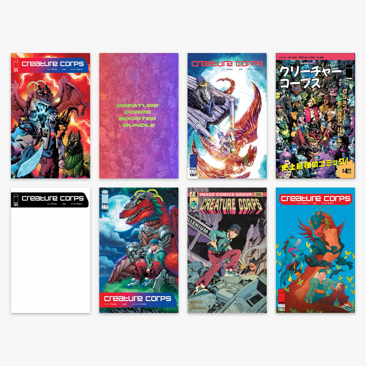 Creature Corps #1 Bundle – Covers A–H (No Incentive)