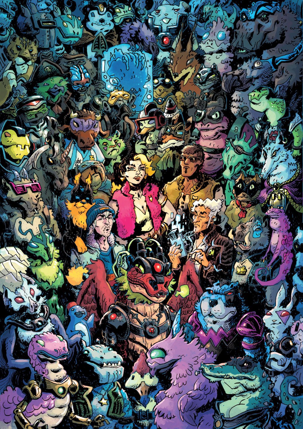 Creature Corps #1 Cover J – 1:50 Ratio Jok Japanese Virgin Foil