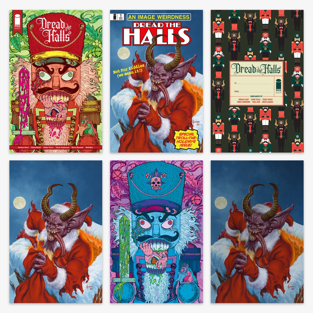 Dread the Halls 2026 (One Shot) Bundle – Covers A–F (incl. Ratio Incentives)