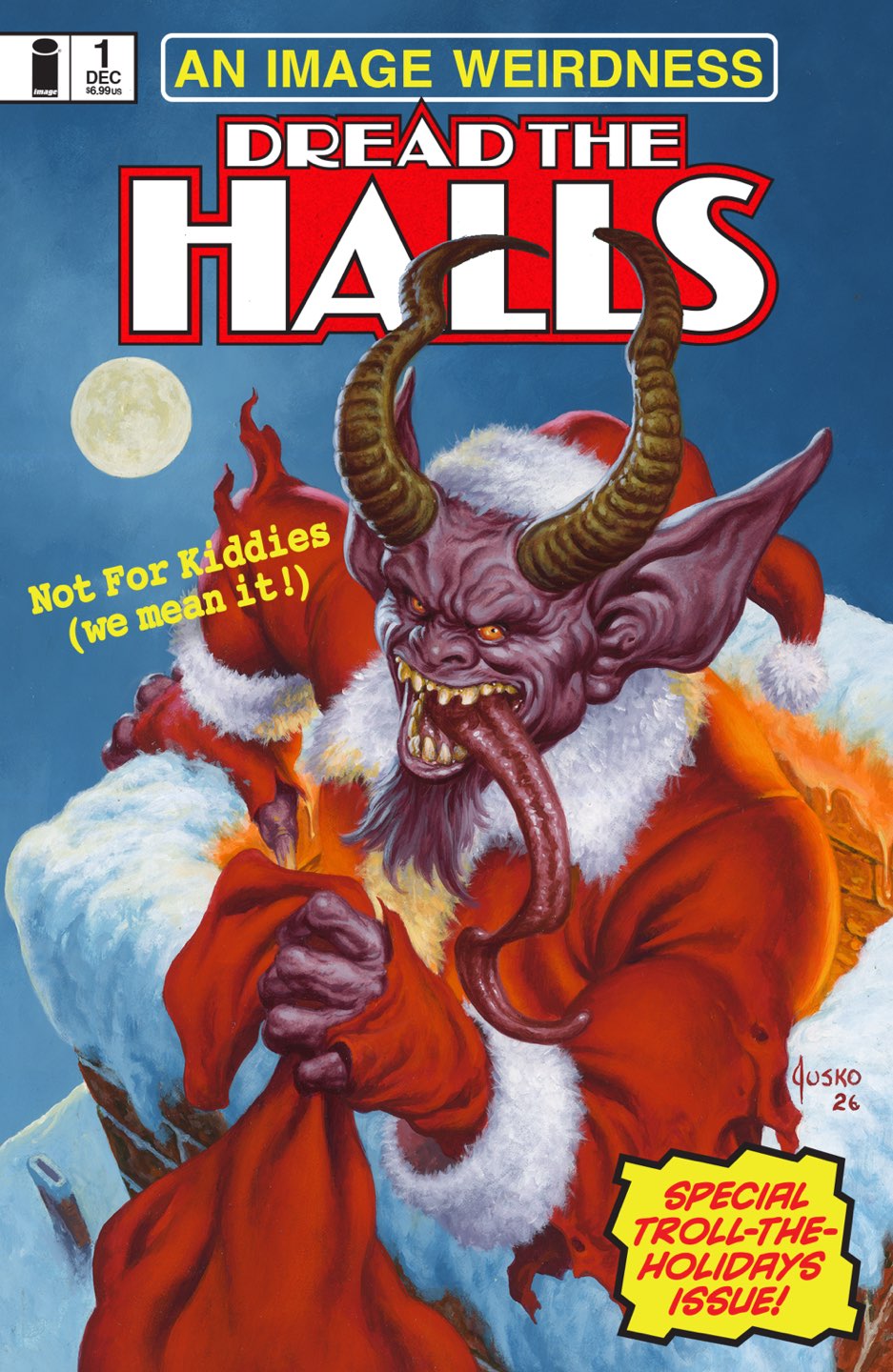 Dread the Halls 2026 (One Shot) Cover B – Joe Jusko Bizarre Variant