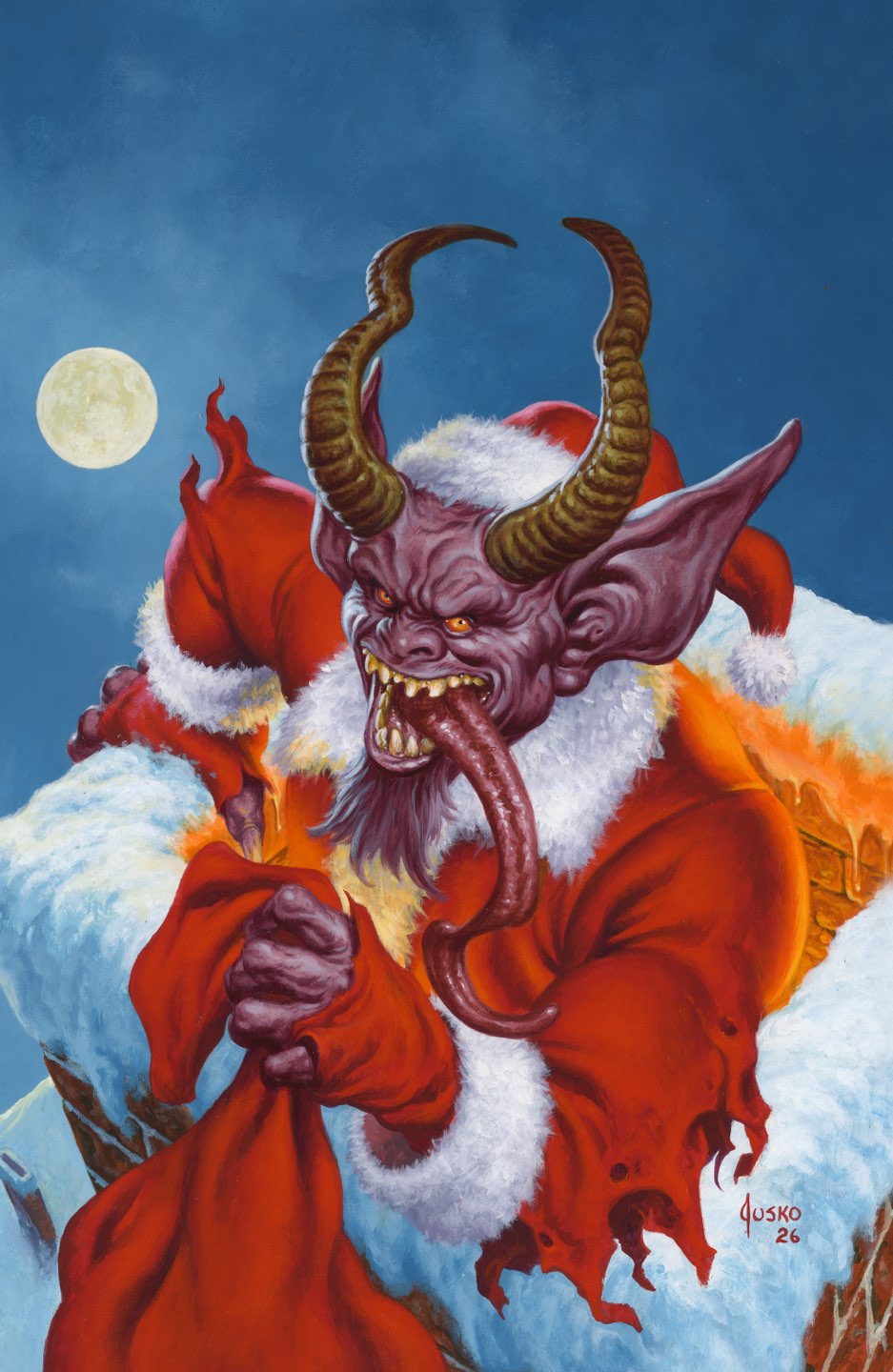 Dread the Halls 2026 (One Shot) Cover D – 1:25 Ratio Joe Jusko Virgin Variant