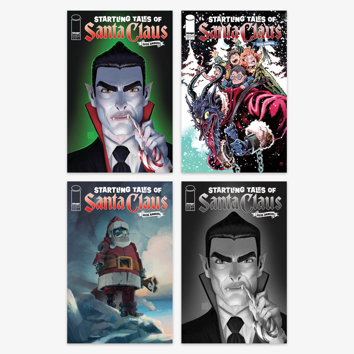 Startling Tales of Santa Claus 2026 Annual Bundle – Covers A–D (No Incentive)