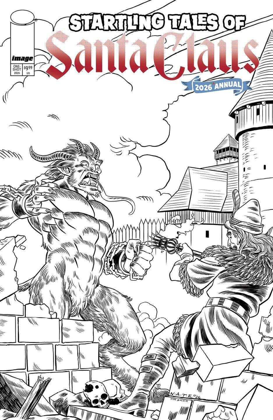 Startling Tales of Santa Claus 2026 Annual Cover F – 1:50 Ratio Nate Bellegarde Variant