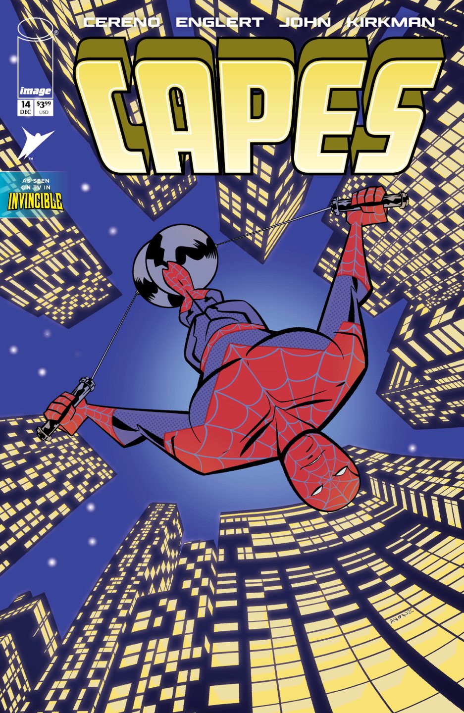 Invincible Universe Capes #14 Cover D – Michael Avon Oeming & Taki Soma Variant