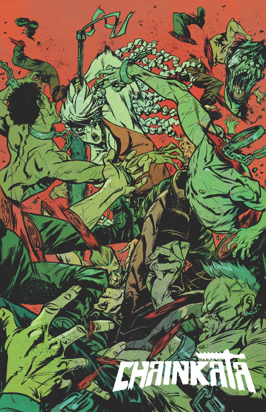 Chainkata #2 Cover C – Sanford Greene & Mike Spicer Variant