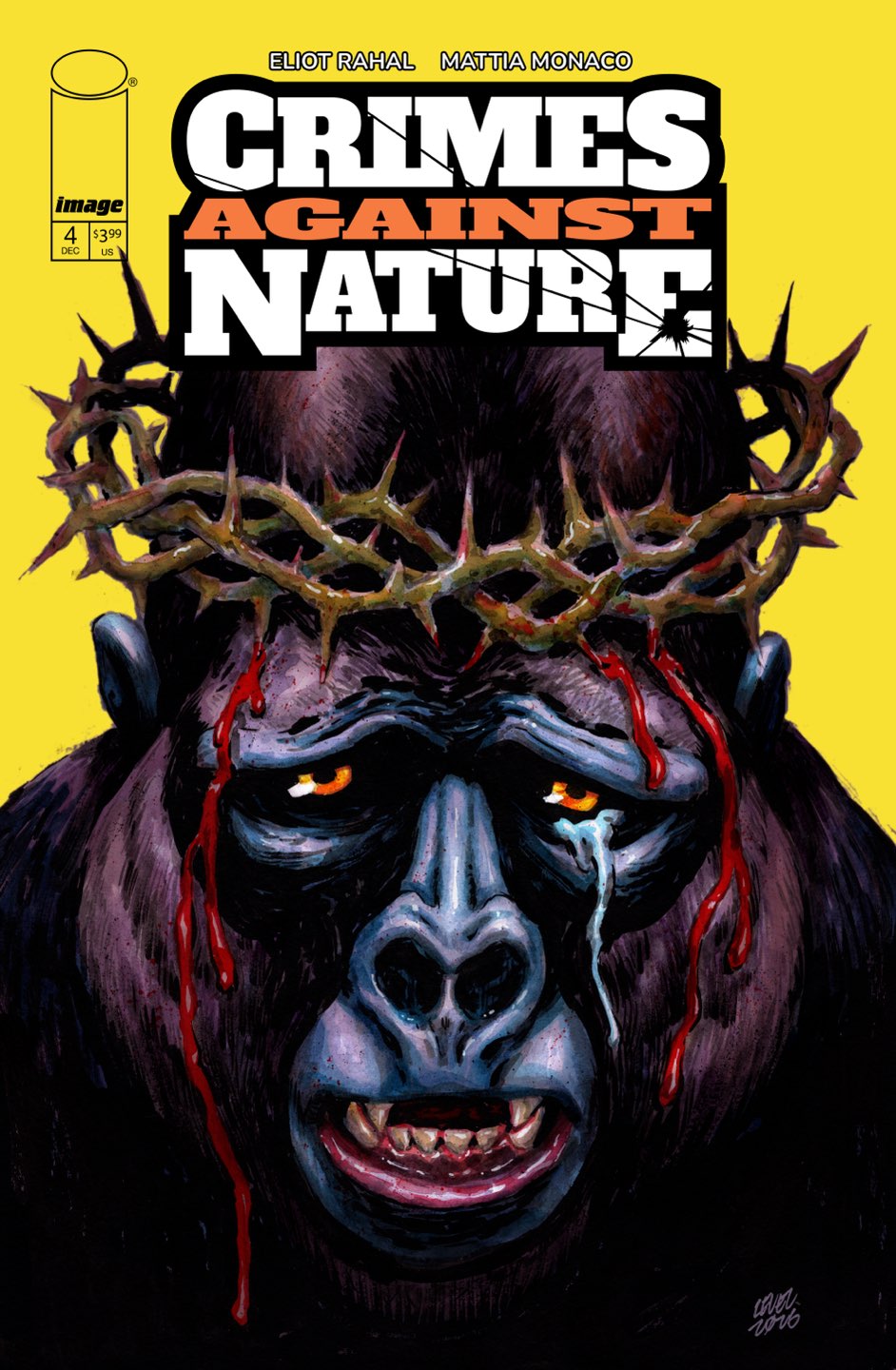 Crimes Against Nature #4 Cover B – Brian Level Variant