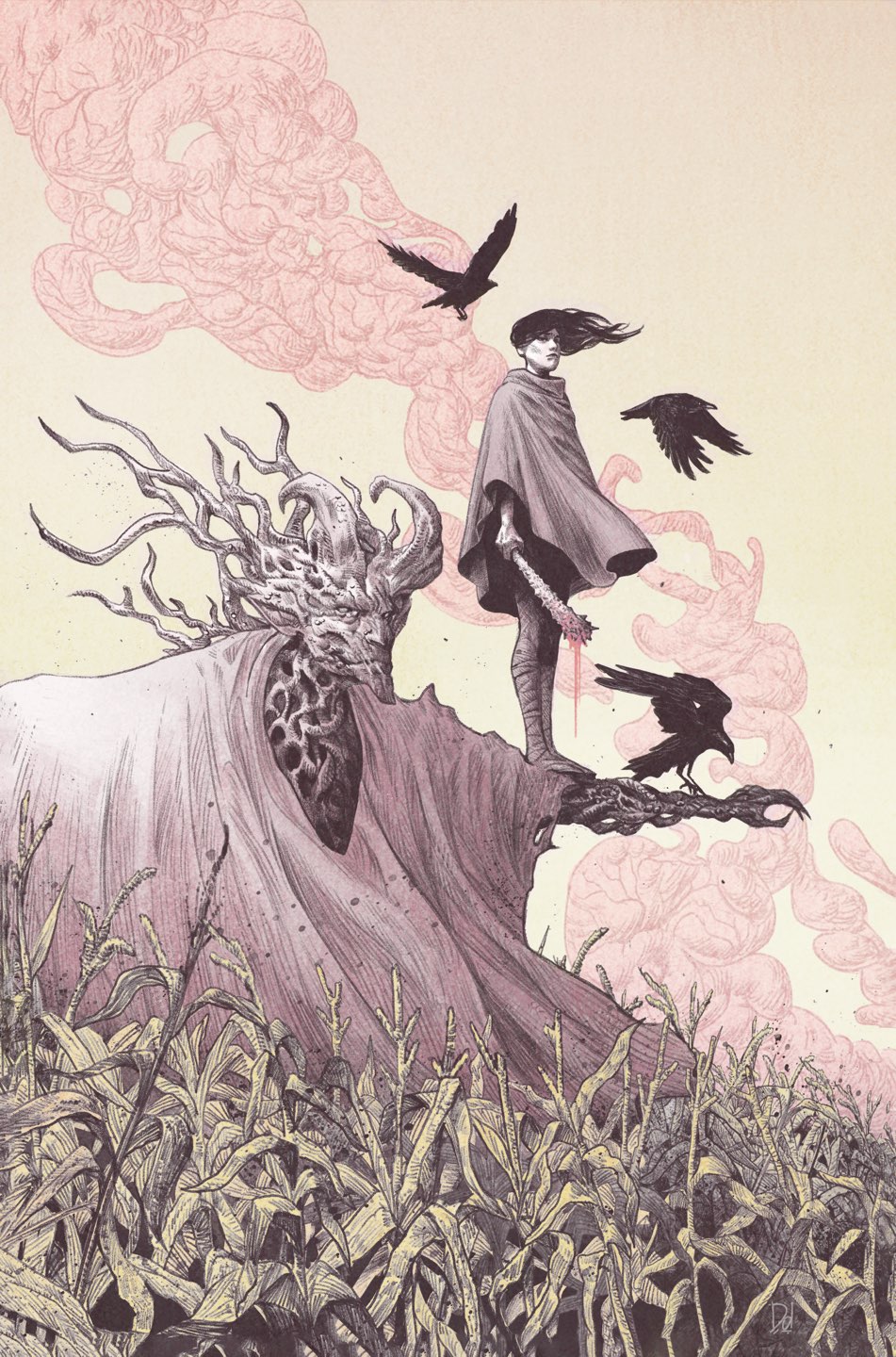 Crowbound #4 Cover D – 1:50 Ratio Mike Del Mundo Variant