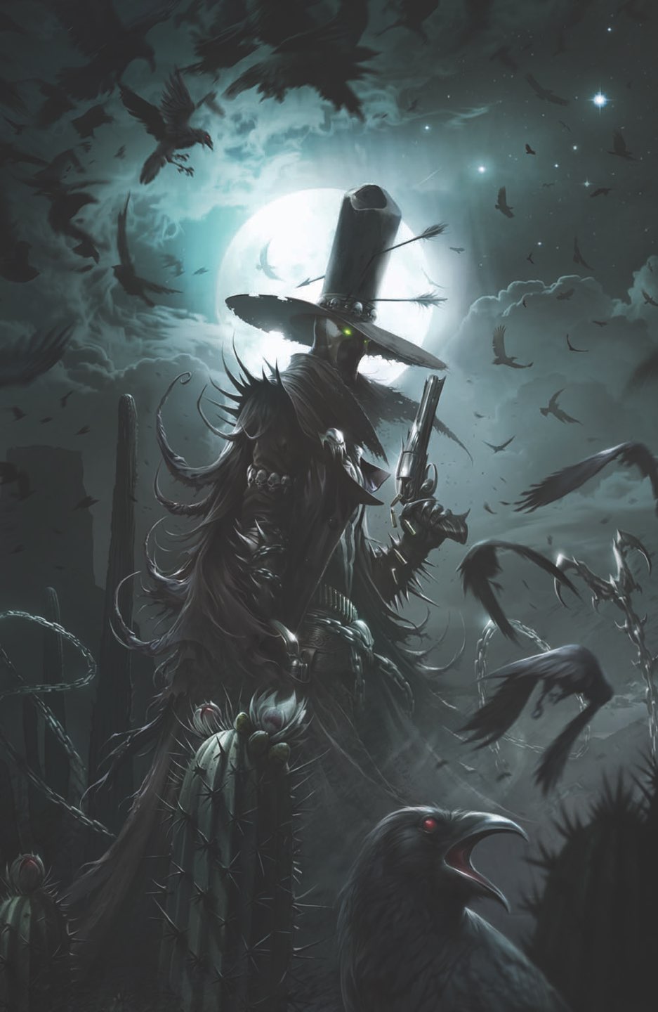 Deadly Tales of the Gunslinger Spawn #21 Cover B – Francesco Mattina Virgin Variant