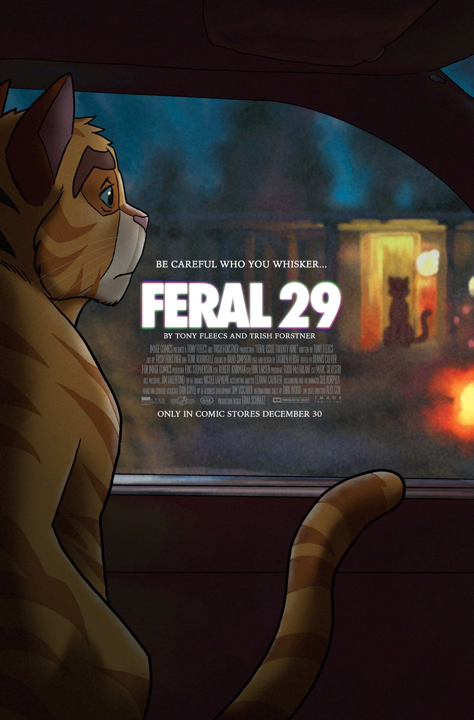 Feral #29 Cover B – Tony Fleecs & Trish Forstner Obsession Homage Variant