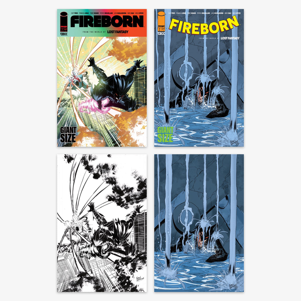Fireborn #7 Bundle – Covers A–D (incl. Ratio Incentives)