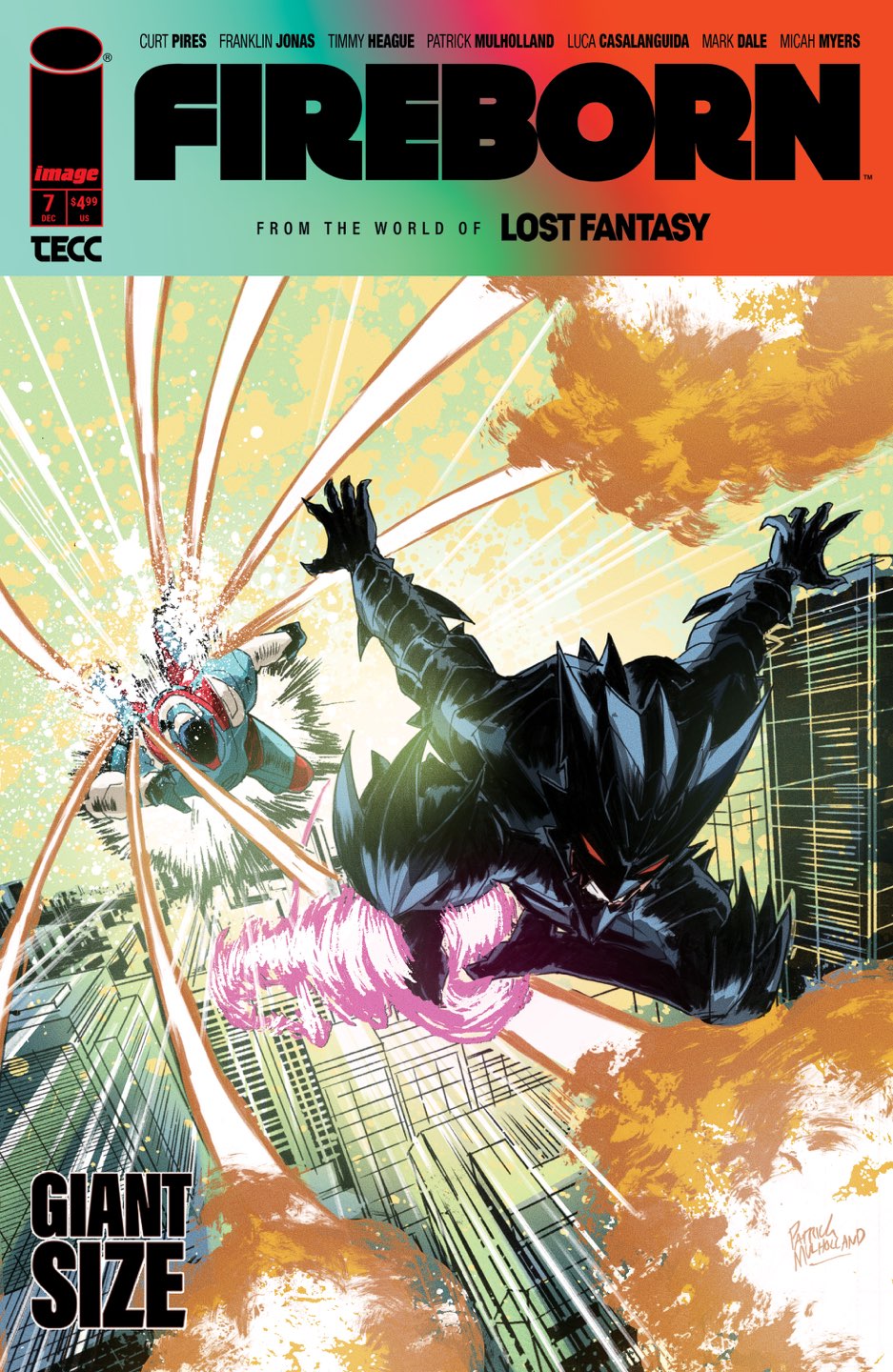 Fireborn #7 Cover A – Patrick Mulholland