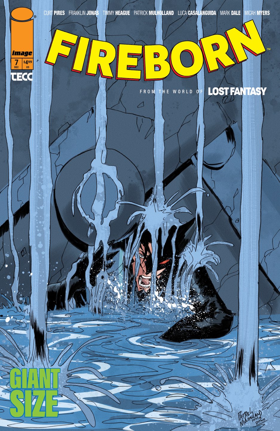 Fireborn #7 Cover B – Patrick Mulholland Homage Variant