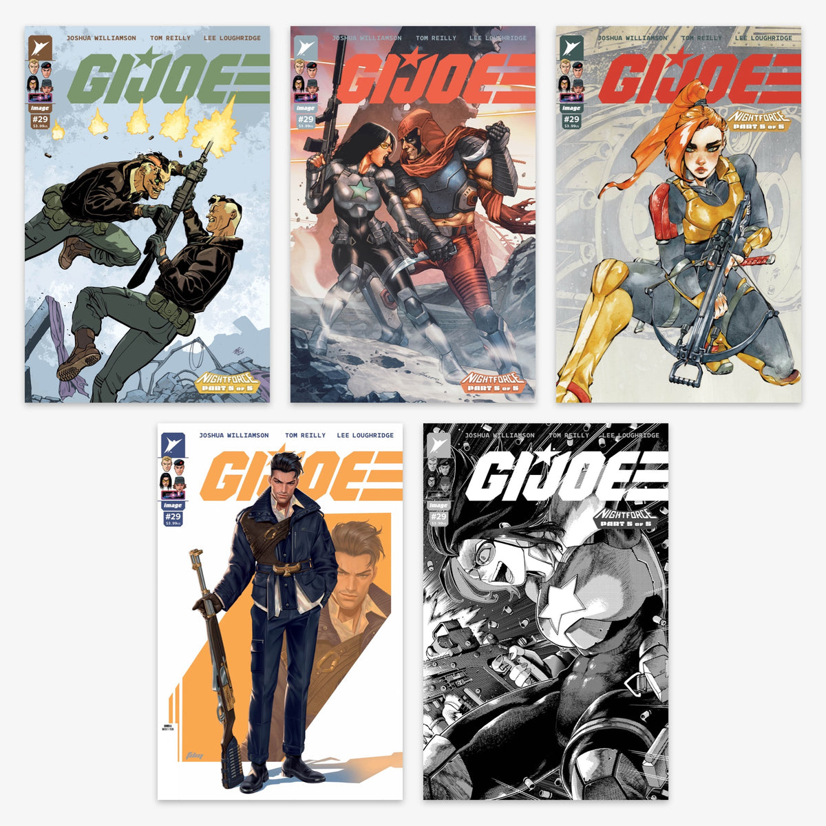 GI Joe #29 Bundle – Covers A–E (incl. Ratio Incentives)