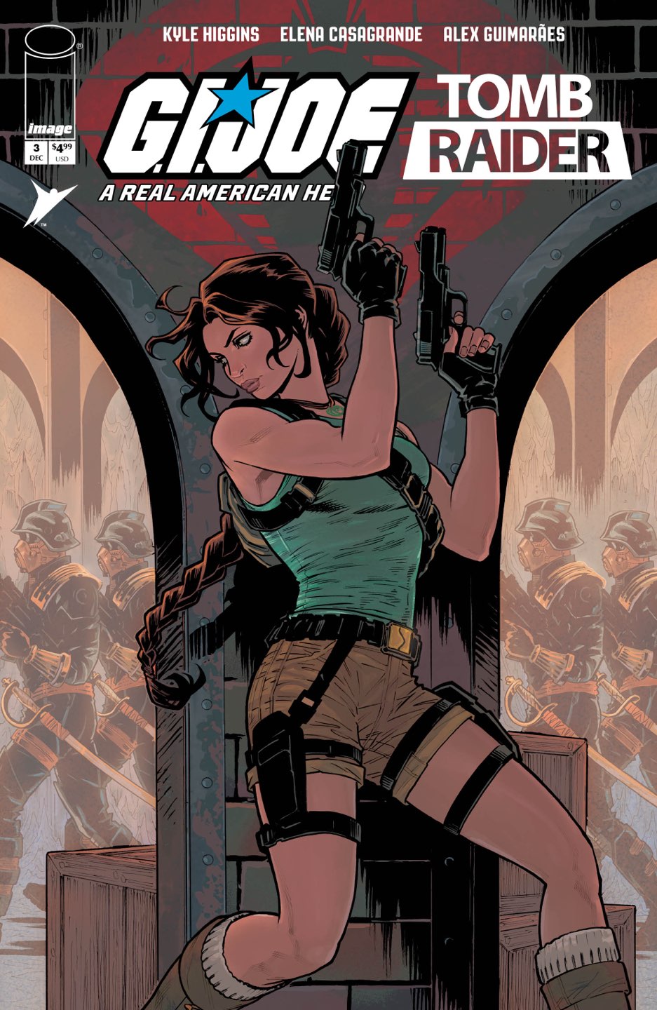 GI Joe a Real American Hero Tomb Raider #3 (of 5) Cover E – 1:50 Rebekah Isaacs & Jordie Bellaire
