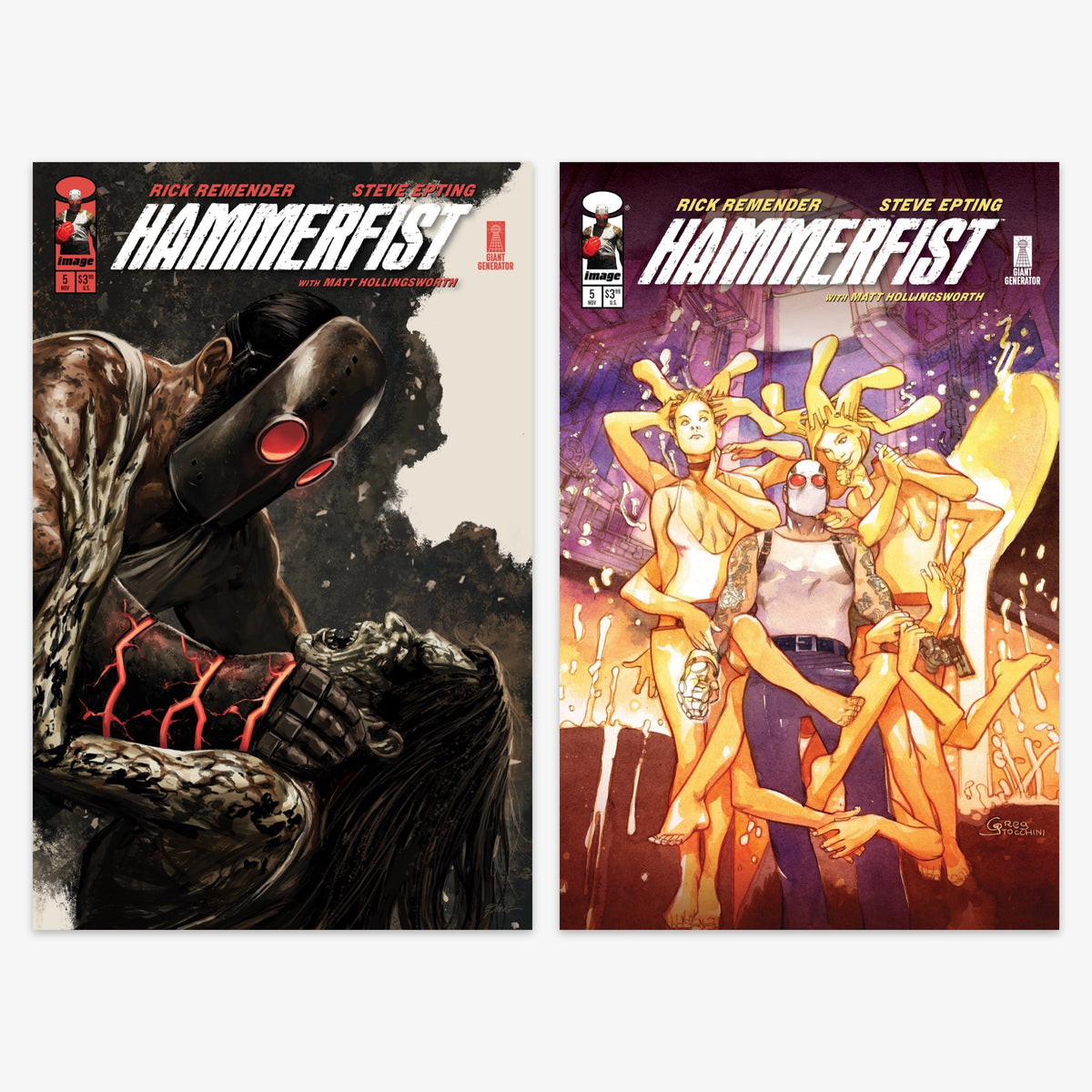 Hammerfist #5 Bundle – Covers A & B