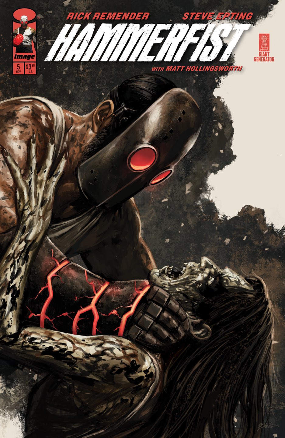 Hammerfist #5 Cover A – Steve Epting & Matt Hollingsworth
