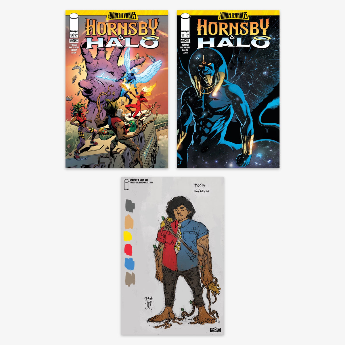 Hornsby & Halo #18 Bundle – Covers A–C