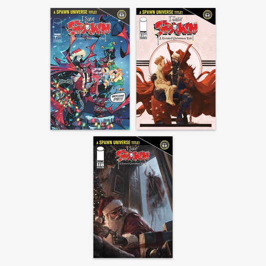 I Saw Spawn (a Twisted Christmas Tale) #2 (of 2) (Cover A–C Variants & Bundle) Bundle – Covers A–C