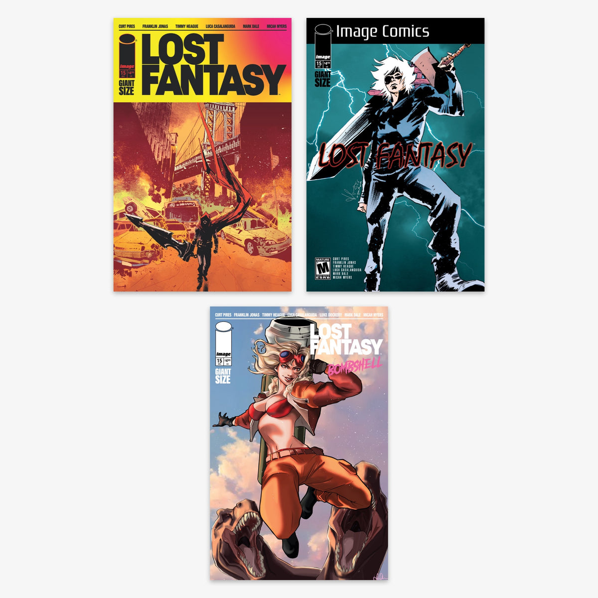 Lost Fantasy #15 Bundle – Covers A–C (No Incentive)