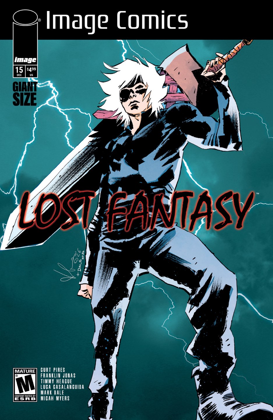 Lost Fantasy #15 Cover B – Luca Casalanguida Homage Variant