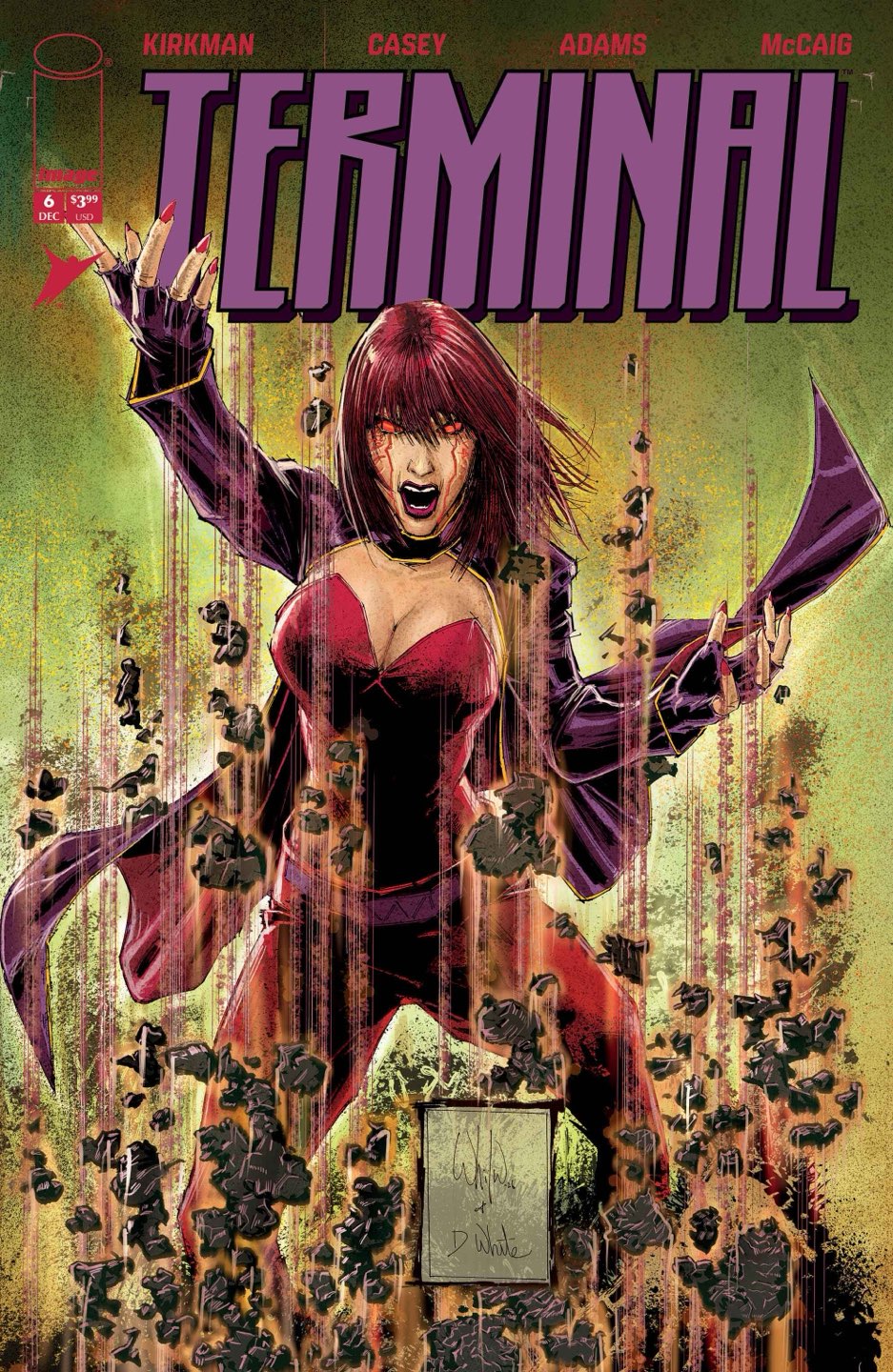 Terminal #6 Cover F – 1:100 Ratio Whilce Portacio & Dean White Variant