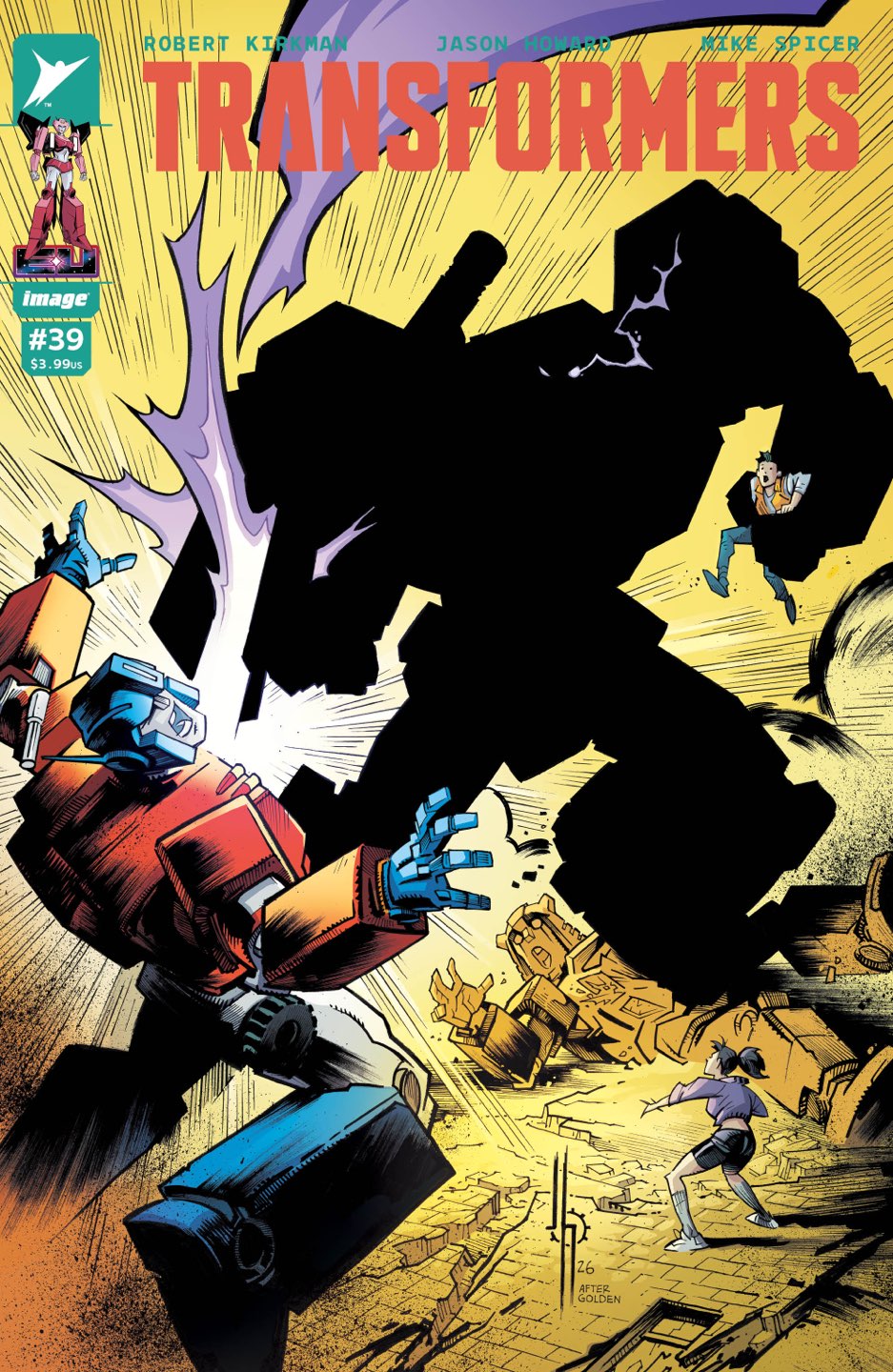 Transformers #39 Cover A – Jason Howard