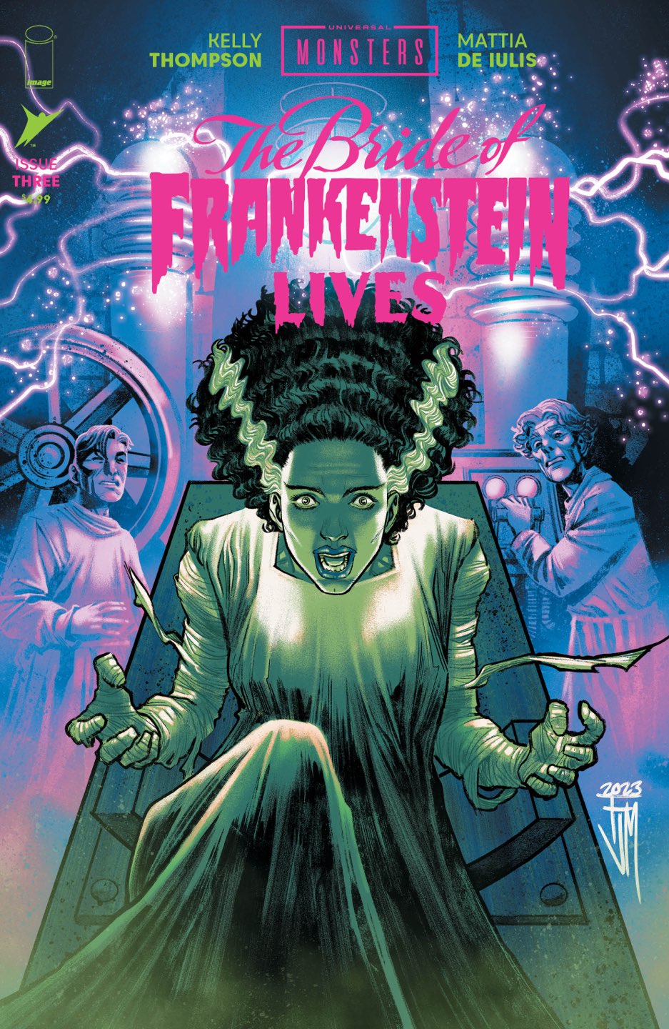 Universal Monsters the Bride of Frankenstein Lives #3 (of 4) Cover B – Francis Manapul Variant