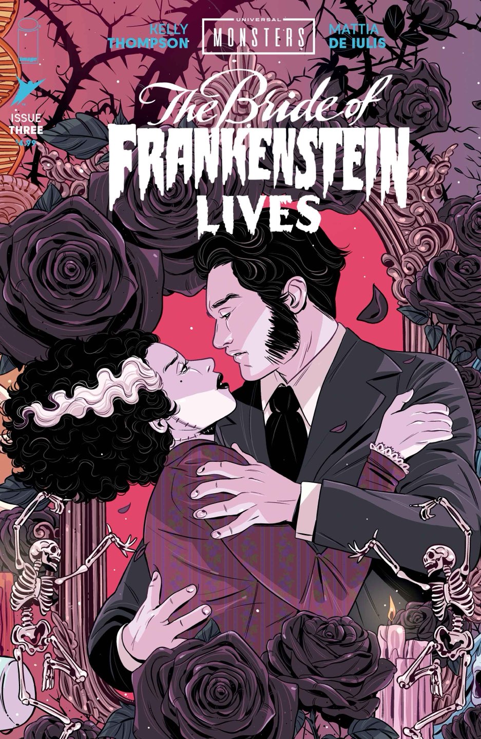 Universal Monsters the Bride of Frankenstein Lives #3 (of 4) Cover C – Luana Vecchio Connecting Cover Variant